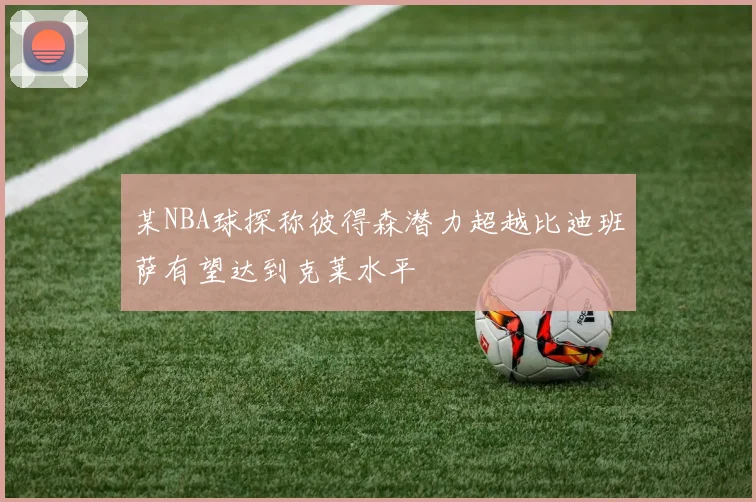 某NBA球探称彼得森潜力超越比迪班萨有望达到克莱水平