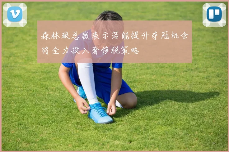 森林狼总裁表示若能提升夺冠机会将全力投入奢侈税策略